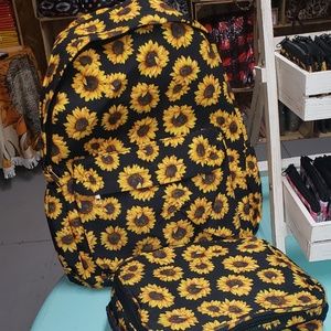 Sunflower Backpack and lunch box